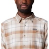 Columbia Men’s Cornell Woods Flannel Long Sleeve Shirt(Dark Stone Classic Multi Tartan)