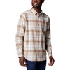 Columbia Men’s Cornell Woods Flannel Long Sleeve Shirt(Dark Stone Classic Multi Tartan)