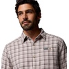 Columbia Men’s Cornell Woods Flannel Long Sleeve Shirt(Dark Stone Cozy Check)