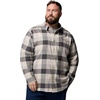 Columbia Men’s Cornell Woods Flannel Long Sleeve Shirt(Dark Stone Multi Buffalo)