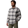 Columbia Men’s Cornell Woods Flannel Long Sleeve Shirt(Dark Stone Multi Buffalo)