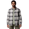 Columbia Men’s Cornell Woods Flannel Long Sleeve Shirt(Dark Stone Multi Buffalo)