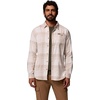 Columbia Men’s Cornell Woods Flannel Long Sleeve Shirt(Dark Stone Multi Buffalo Check)