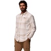 Columbia Men’s Cornell Woods Flannel Long Sleeve Shirt(Dark Stone Multi Buffalo Check)