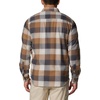 Columbia Men’s Cornell Woods Flannel Long Sleeve Shirt(Dark Stone Ombre Buffalo)