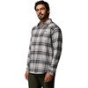 Columbia Men’s Cornell Woods Flannel Long Sleeve Shirt(Flint Grey Texture Plaid)