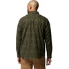 Columbia Men’s Cornell Woods Flannel Long Sleeve Shirt(Greenscape Geostripe Tonal)