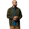 Columbia Men’s Cornell Woods Flannel Long Sleeve Shirt(Greenscape Geostripe Tonal)