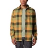 Columbia Men’s Cornell Woods Flannel Long Sleeve Shirt(Greenscape Ombre Buffalo)