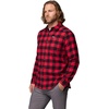 Columbia Men’s Cornell Woods Flannel Long Sleeve Shirt(Mountain Red Buffalo Check)