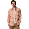 Columbia Men’s Cornell Woods Flannel Long Sleeve Shirt(Mountain Red Quad Check)