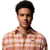 Columbia Men’s Cornell Woods Flannel Long Sleeve Shirt(Mtn Red Backland Tartan)