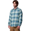 Columbia Men’s Cornell Woods Flannel Long Sleeve Shirt(New Mint Multi Buffalo Check)