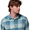 Columbia Men’s Cornell Woods Flannel Long Sleeve Shirt(New Mint Multi Buffalo Check)