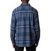 Columbia Men’s Cornell Woods Flannel Long Sleeve Shirt(Night Tide Ombre Plaid)