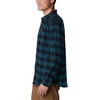 Columbia Men’s Cornell Woods Flannel Long Sleeve Shirt(Night Wave Buffalo Check)