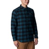 Columbia Men’s Cornell Woods Flannel Long Sleeve Shirt(Night Wave Buffalo Check)