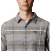 Columbia Men’s Cornell Woods Flannel Long Sleeve Shirt(Nimbus Grey Ombre Plaid)