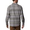 Columbia Men’s Cornell Woods Flannel Long Sleeve Shirt(Nimbus Grey Ombre Plaid)