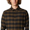Columbia Men’s Cornell Woods Flannel Long Sleeve Shirt(Olive Green Buffalo Check)