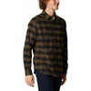 Columbia Men’s Cornell Woods Flannel Long Sleeve Shirt(Olive Green Buffalo Check)