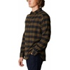 Columbia Men’s Cornell Woods Flannel Long Sleeve Shirt(Olive Green Buffalo Check)