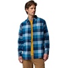 Columbia Men’s Cornell Woods Flannel Long Sleeve Shirt(Phoenix Blue Multi Buffalo)