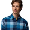 Columbia Men’s Cornell Woods Flannel Long Sleeve Shirt(Phoenix Blue Multi Buffalo)