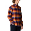 Columbia Men’s Cornell Woods Flannel Long Sleeve Shirt(Purple Quartz Multi Buffalo Check)