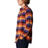 Columbia Men’s Cornell Woods Flannel Long Sleeve Shirt(Purple Quartz Multi Buffalo Check)