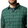 Columbia Men’s Cornell Woods Flannel Long Sleeve Shirt(Rain Forest Quad Check)