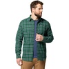Columbia Men’s Cornell Woods Flannel Long Sleeve Shirt(Rain Forest Quad Check)