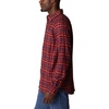 Columbia Men’s Cornell Woods Flannel Long Sleeve Shirt(Red Jasper Multi Tartan)