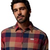 Columbia Men’s Cornell Woods Flannel Long Sleeve Shirt(Red Oxide Multi Buffalo)