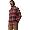 Columbia Men’s Cornell Woods Flannel Long Sleeve Shirt(Red Oxide Multi Buffalo)