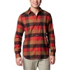 Columbia Men’s Cornell Woods Flannel Long Sleeve Shirt(Sail Red Ombre Buffalo)