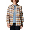 Columbia Men’s Cornell Woods Flannel Long Sleeve Shirt(Sky Blue Multi Buffalo Check)
