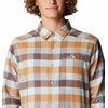 Columbia Men’s Cornell Woods Flannel Long Sleeve Shirt(Sky Blue Multi Buffalo Check)