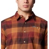 Columbia Men’s Cornell Woods Flannel Long Sleeve Shirt(Spice Ombre Buffalo)