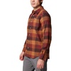 Columbia Men’s Cornell Woods Flannel Long Sleeve Shirt(Spice Ombre Buffalo)