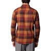 Columbia Men’s Cornell Woods Flannel Long Sleeve Shirt(Spice Ombre Buffalo)