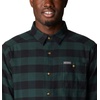 Columbia Men’s Cornell Woods Flannel Long Sleeve Shirt(Spruce Buffalo Check)