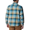 Columbia Men’s Cornell Woods Flannel Long Sleeve Shirt(Stone Blue Buffalo Check)