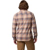 Columbia Men’s Cornell Woods Flannel Long Sleeve Shirt(Teak Brown Textured Plaid)
