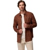 Columbia Men’s Cornell Woods Flannel Long Sleeve Shirt(Tobacco Geostripe Tonal)