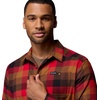 Columbia Men’s Cornell Woods Flannel Long Sleeve Shirt(Tobacco Multi Buffalo Check)