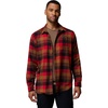 Columbia Men’s Cornell Woods Flannel Long Sleeve Shirt(Tobacco Multi Buffalo Check)