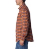 Columbia Men’s Cornell Woods Flannel Long Sleeve Shirt(Warp Red Tartan Ombre)