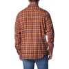 Columbia Men’s Cornell Woods Flannel Long Sleeve Shirt(Warp Red Tartan Ombre)