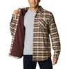Columbia Men’s Cornell Woods Fleece Lined Shirt Jacket(Ancient Fossil Medium Tartan)